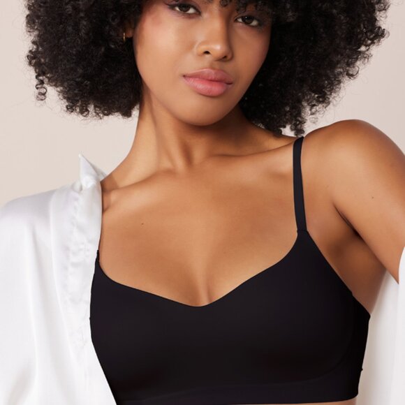 Tarbo Sexy Spaghetti Strap Jelly Bra – Seamless Wire-Free Push Up Comfort - Picture 1 of 7